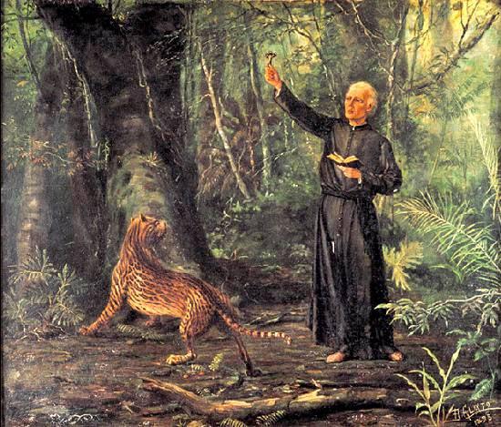 Benedito Calixto Gospel in the Jungle oil painting picture